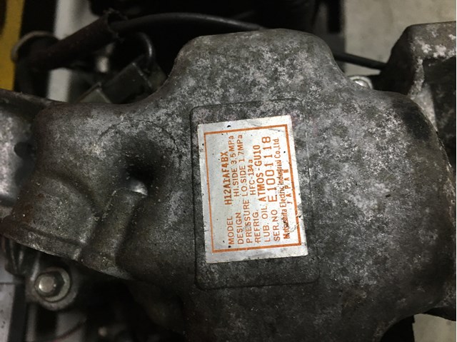 Компрессор климатической установки H12A1AF4BX MAZDA