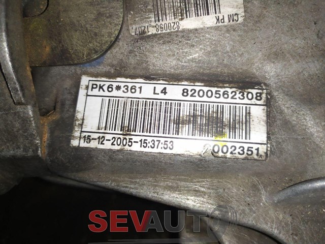 Коробка передач PK6361 RENAULT