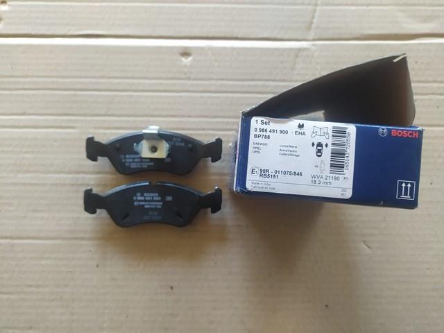 BOSCH 0986491900 Колодки тормозные передние дисковые в наличии Черкассы