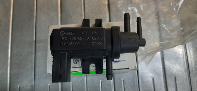 VAG 1K0906627D Клапан преобразователь давления наддува (соленоид)  в наличии Каменское