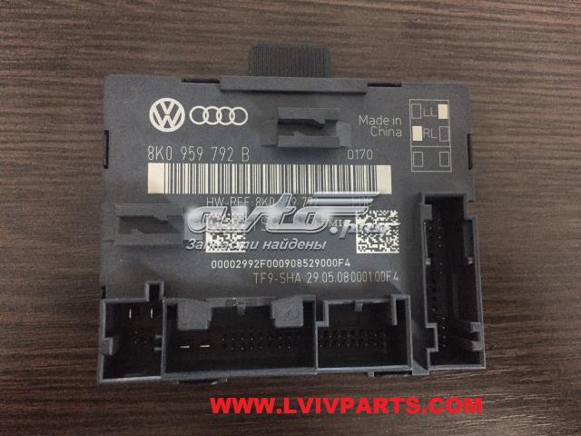 Блок комфорта передней двери 8K0959792B VAG