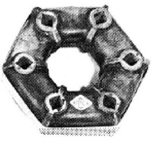 Эластичная муфта кардана 00509 METALCAUCHO