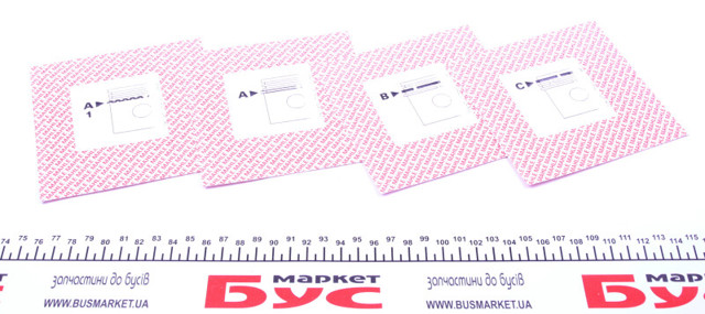 Поршневые кольца на 1 цилиндр, STD 01561N0 MAHLE