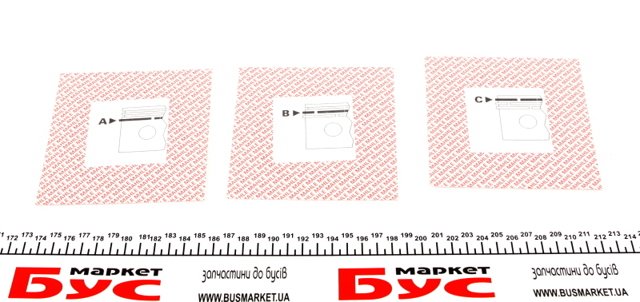 Комплект поршневых колец на 1 цилиндр, STD 01602N0 MAHLE