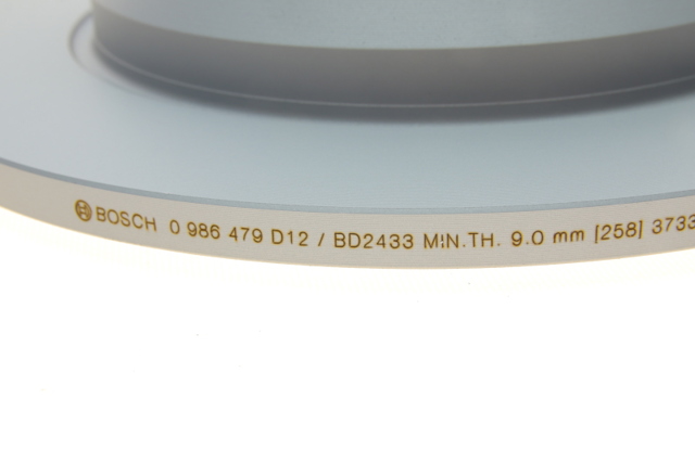 Диск тормозной задний 0986479D12 BOSCH