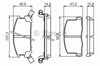 Колодки на тормоз задний дисковый 0986494412 BOSCH