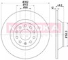 Тормозные диски 1032616 KAMOKA