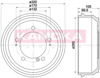 Задний барабан 104030 KAMOKA