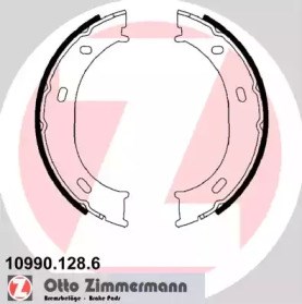 Тормозные колодки стояночного тормоза 109901286 ZIMMERMANN