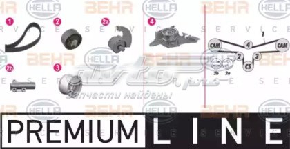 Ролик натяжителя ремня ГРМ 1112300800 JP GROUP