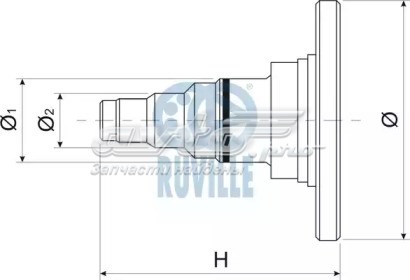 JP GROUP 1151401700 Цапфа (поворотный кулак) задний в наличии Ровно