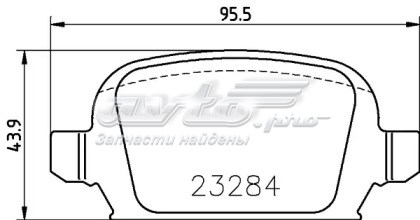 Задние дисковые колодки 1263700510 JP GROUP