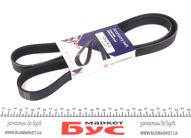 HUTCHINSON 1454K6 Ремень агрегатов приводной в наличии Винница