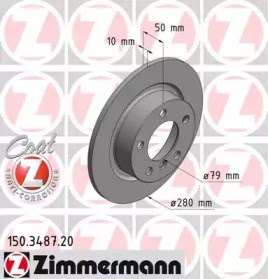 Тормозной диск 150348720 ZIMMERMANN