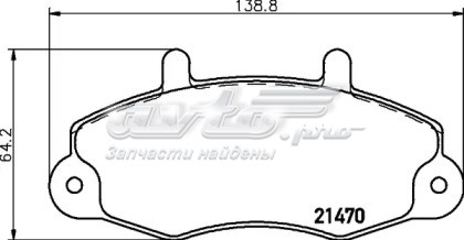 Передние тормозные колодки 1563600510 JP GROUP