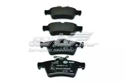 Задние дисковые колодки 1563701510 JP GROUP
