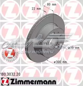 Дисковый тормоз 180303220 ZIMMERMANN