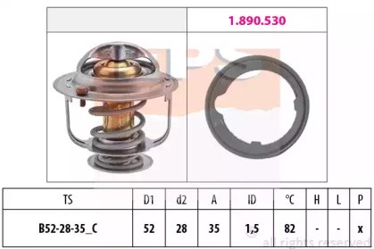 Авто термостат 1880493 EPS