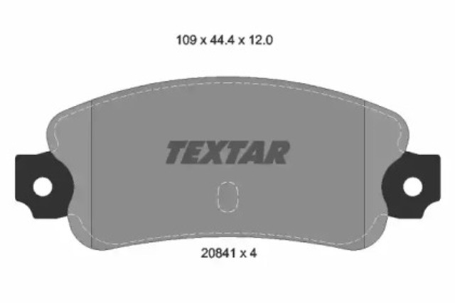 Задние колодки 2084102 TEXTAR