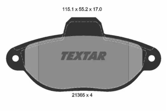 Тормозные колодки 2136502 TEXTAR