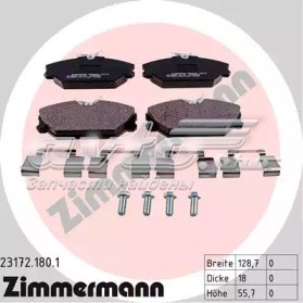 Колодки передние 231721801 ZIMMERMANN