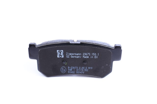 Колодки тормозные задние, дисковые 236731501 ZIMMERMANN
