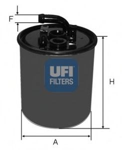 Фильтр топливный 2441600 UFI