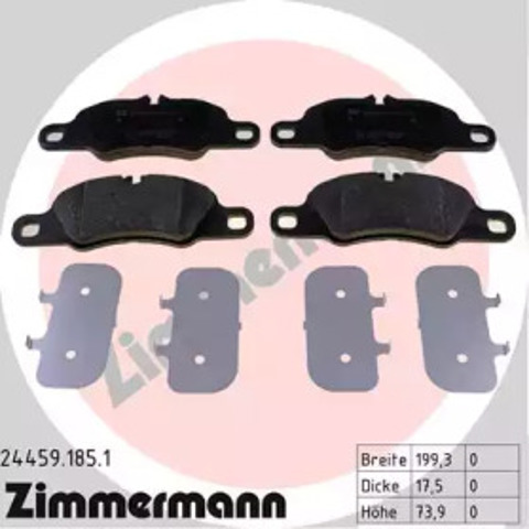Колодки 244591851 ZIMMERMANN