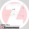 Колодки передние 249761751 ZIMMERMANN