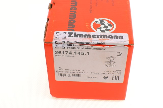 Задние дисковые колодки 261741451 ZIMMERMANN