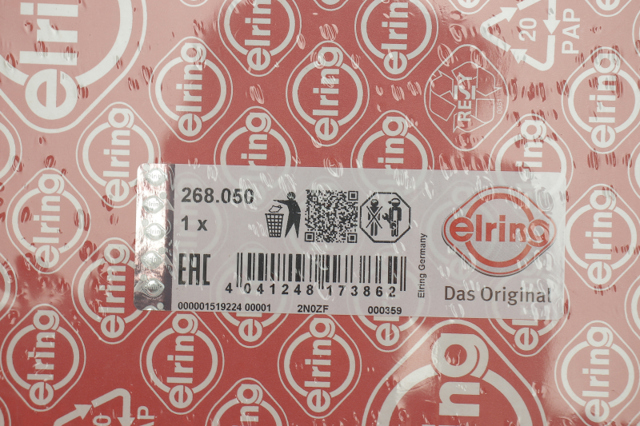 Левая прокладка головки блока цилиндров  268050 ELRING