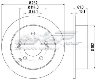 JP GROUP 3563200700 Диск тормозной задний в наличии Каменское