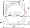 Колодки тормозные 37506 ABS