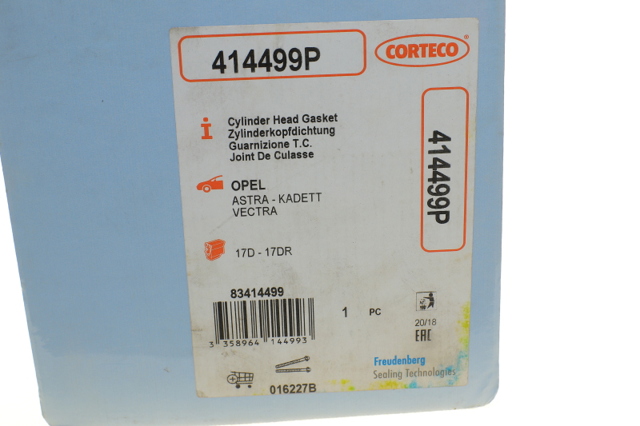 CORTECO 414499P Прокладка ГБЦ в наличии Каменское