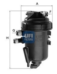 UFI 5514700 Корпус топливного фильтра в наличии Ирпень