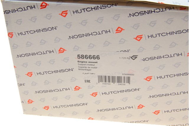Правая подушка двигателя 586666 HUTCHINSON