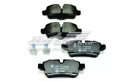 Колодки тормозные дисковые комплект 6063700210 JP GROUP
