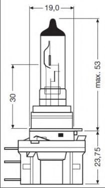 Лампочка ближнего света 64176 OSRAM