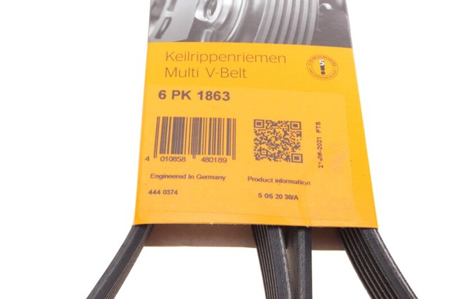 Клиновый ремень 6PK1863 CONTINENTAL