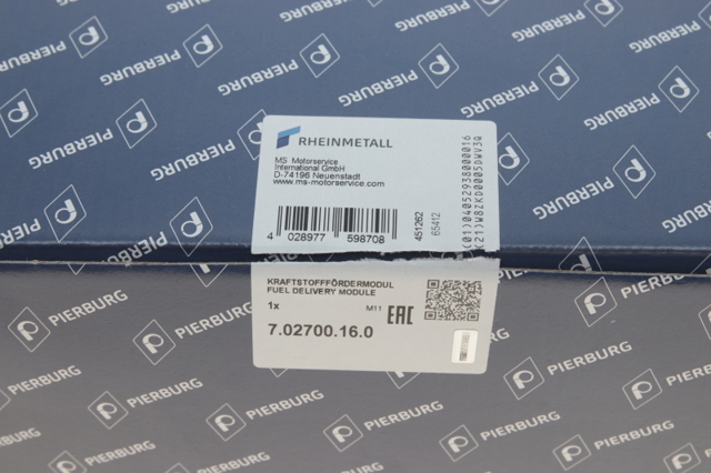 Бензонасос 702700160 PIERBURG