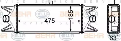 Охладитель наддувочного воздуха 7750132 KAMOKA