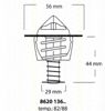 Термостат в сборе 862013688 TRISCAN