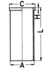 Гильза поршневая 88588190 KOLBENSCHMIDT