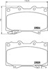 Колодки тормозные 8DB355009371 HELLA