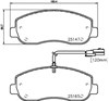 Колодки передние 8DB355015291 HELLA