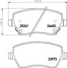Колодки тормозные 8DB355015981 HELLA