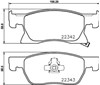 Колодки 8DB355024771 HELLA