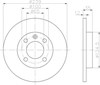 Диск тормозной передний 8DD355100131 HELLA