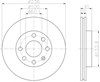 Ротор тормозной 8DD355100821 HELLA