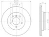 Задний тормозной диск 8DD355104611 HELLA